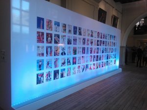 The Front Cover Magazine Wall at Vogue Fest